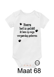 Rompertje Hoera het is mij gelukt  Verjaardag Kraam Geschenk - Cadeau