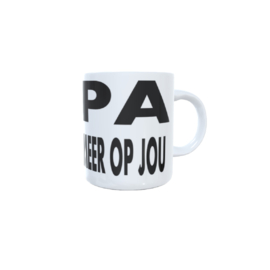 Koffie beker - thee mok - tekst - quote - ik lijk steeds meer op jou - geschenk - papa -