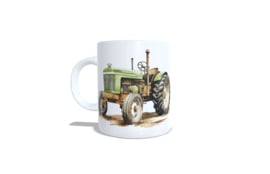 Koffie beker thee mok tractor - boer - boerderij - farm