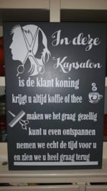 In deze kapsalon