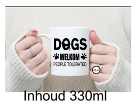 Bedrukte beker  Dogs Geschenk - Cadeau