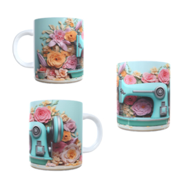 Koffie beker - thee mok naaimachine - hobby