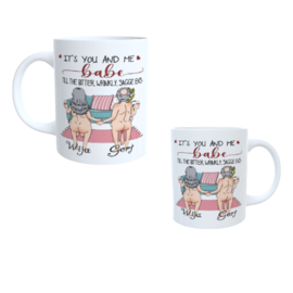 Koffie beker - thee mok -  valentijn - verjaardag