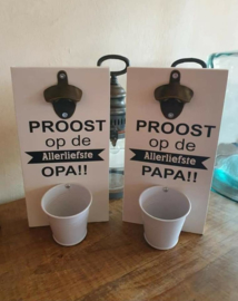 Bierbord Papa of  Opa