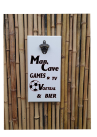 Bier bord met opener  Man cave