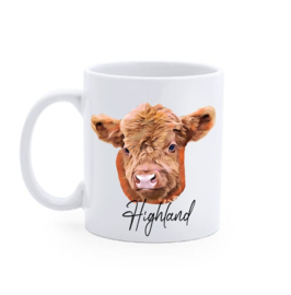 Bedrukte beker Highland - cow - koe - thee - koffie mok