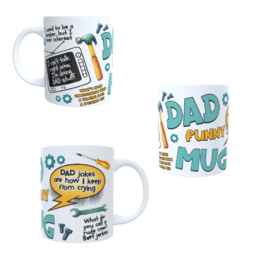 Koffie beker - thee mok - tekst - funny - dad jokes