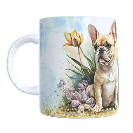 Koffie beker - thee mok - bulldog - frenchie - hond