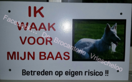 Waarschuwing bord