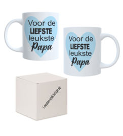Koffie beker - thee mok - tekst - liefste mama - liefste papa