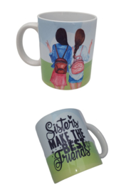 Bedrukte  Mok - Beker Sisters - Zussen -Friends
