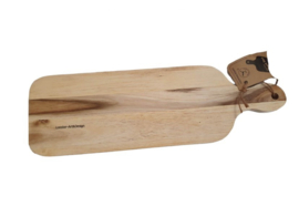 Houten snijplank Tijd voor een snabbel en babbel