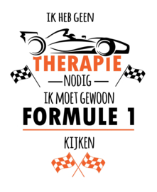Tekstbord formule 1 - race wagen - racen