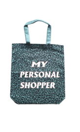 Grappige stevig katoenen tas  my personale shopper