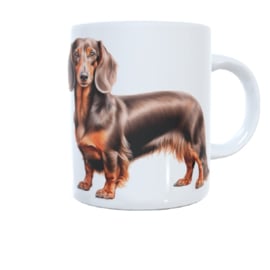 Koffie beker - thee mok - afbeelding - honden - dieren - liefhebbers - dierenprint - dog