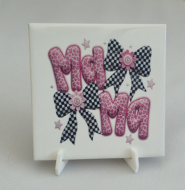 Lief mama cadeau – bedrukte tegel voor Moederdag of verjaardag
