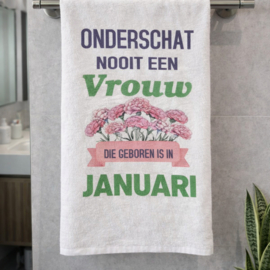 Bedrukte handdoek