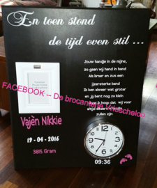 Geboorte bord