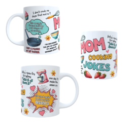 Koffie beker - thee mok - tekst - funny - mom - jokes