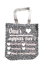 Stevige katoenen ( canvas ) tas  oppas oma