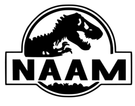 Deur sticker  Tyrannosaurus rex incl naam  - decoratief - Quotes