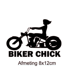Sticker motor  BIKER CHICK
