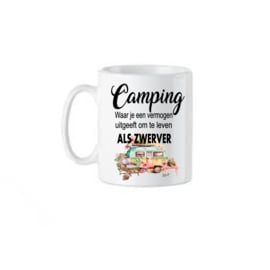 Koffie beker Camping life - thee mok