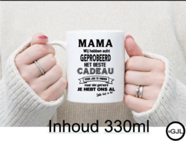 Bedrukte beker Mama, Wij Hebben Echt Geprobeerd Het Beste Cadeau Voor Jou Te Vinden...