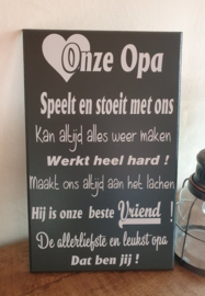 Tekst Onze Opa