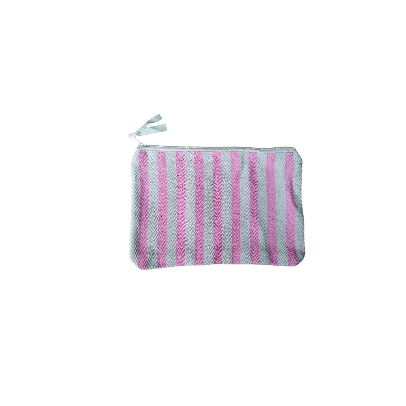 Etui streep roze