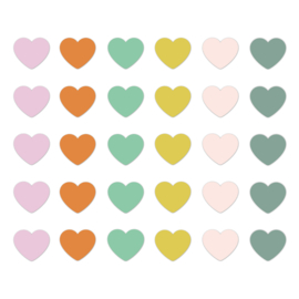 Mini hearts  retro