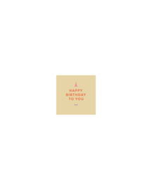 Happy birthday to you