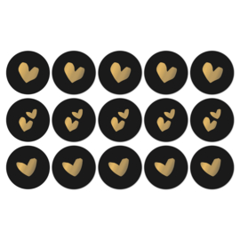 Solo hearts zwart