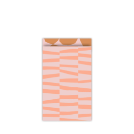 Cadeauzakje Bold Lines Peach Roze