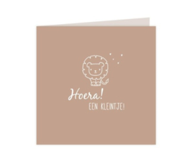 Hoera, een kleintje