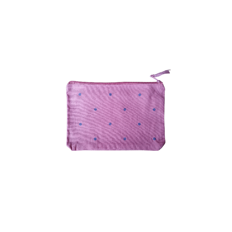 Etui stippen roze