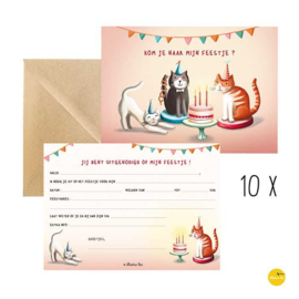 Kom je naar mijn feestje?