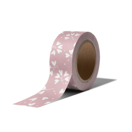 Washi tape falling in love roze