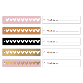 Cadeaulabels Hartjes