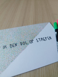 Ik ben dol op strepen