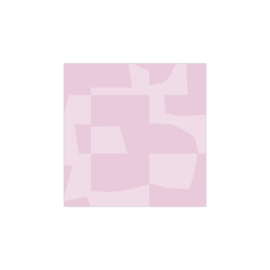 Mini noteblock mozaïek print roze