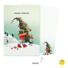 Wenskaart warme wensen