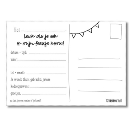 Kom je op mijn feestje?