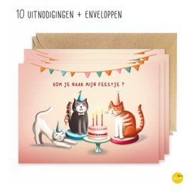 Kom je naar mijn feestje?