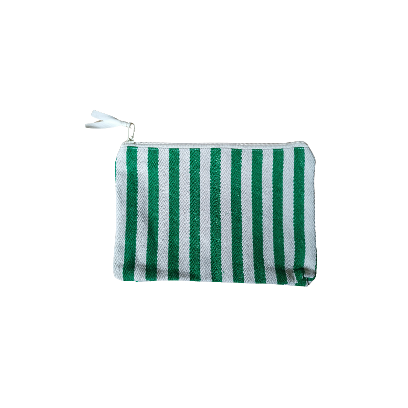 Etui streep groen