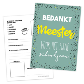 Invulkaart meester