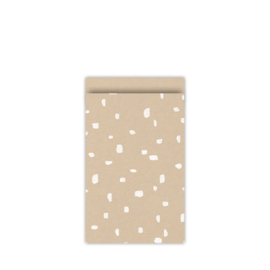 Cadeauzakje Minimal Dots Kraft
