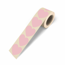 Hearts Pastel Pink