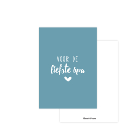 Voor de liefste opa!