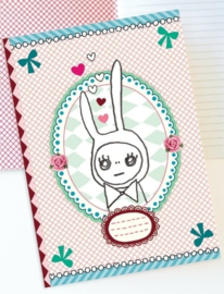 Rabbit in love schrift